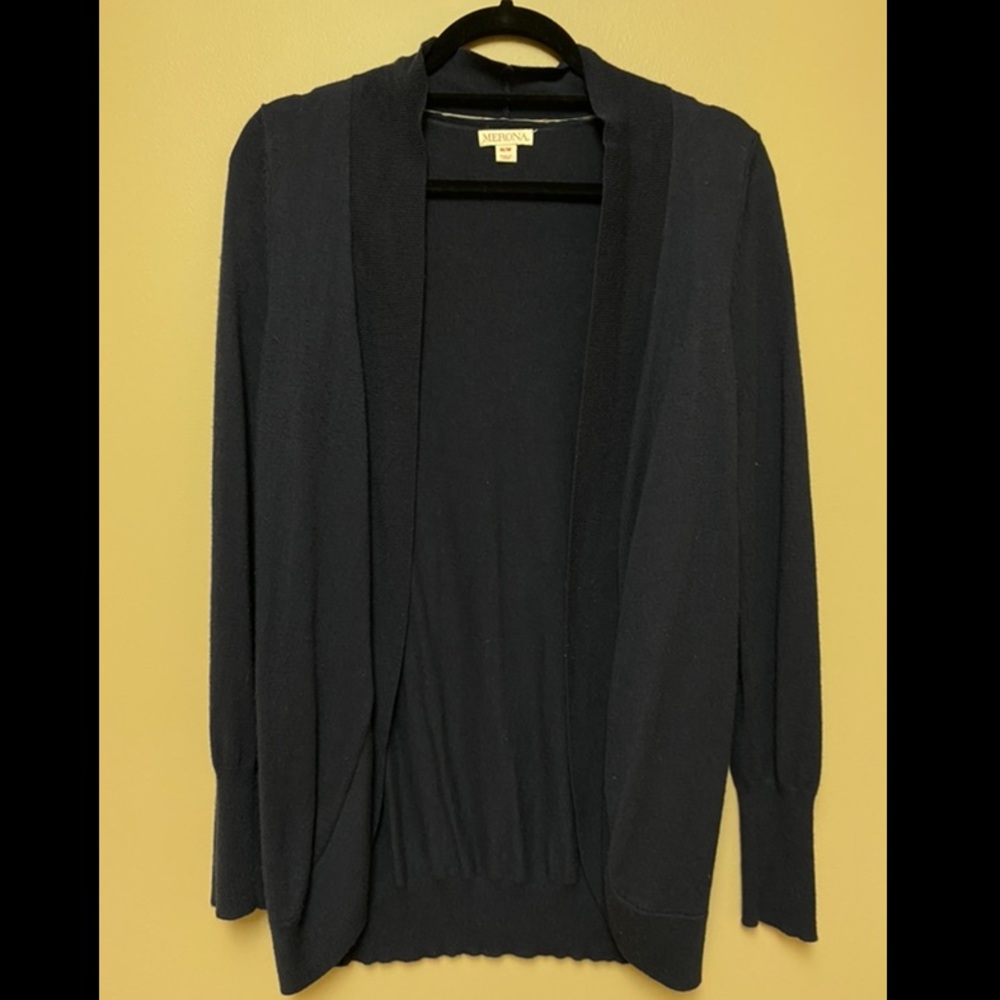 Merona navy cardigan